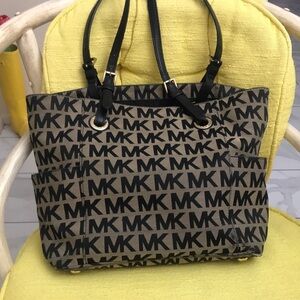 Michael Kors Brown Logo Tote Bag